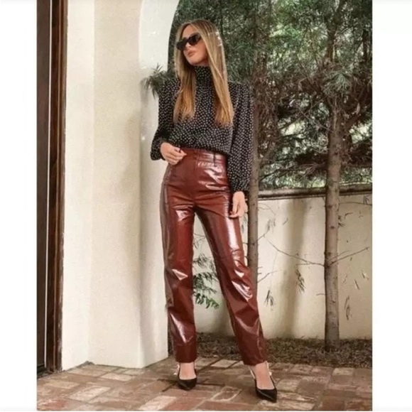 aritzia Wilfred Funk Pant in Rustique Brown size 10 - Picture 2 of 6